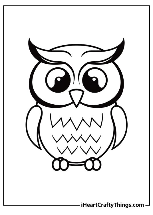 30 Owl Coloring Pages (100% Free Printable PDF)