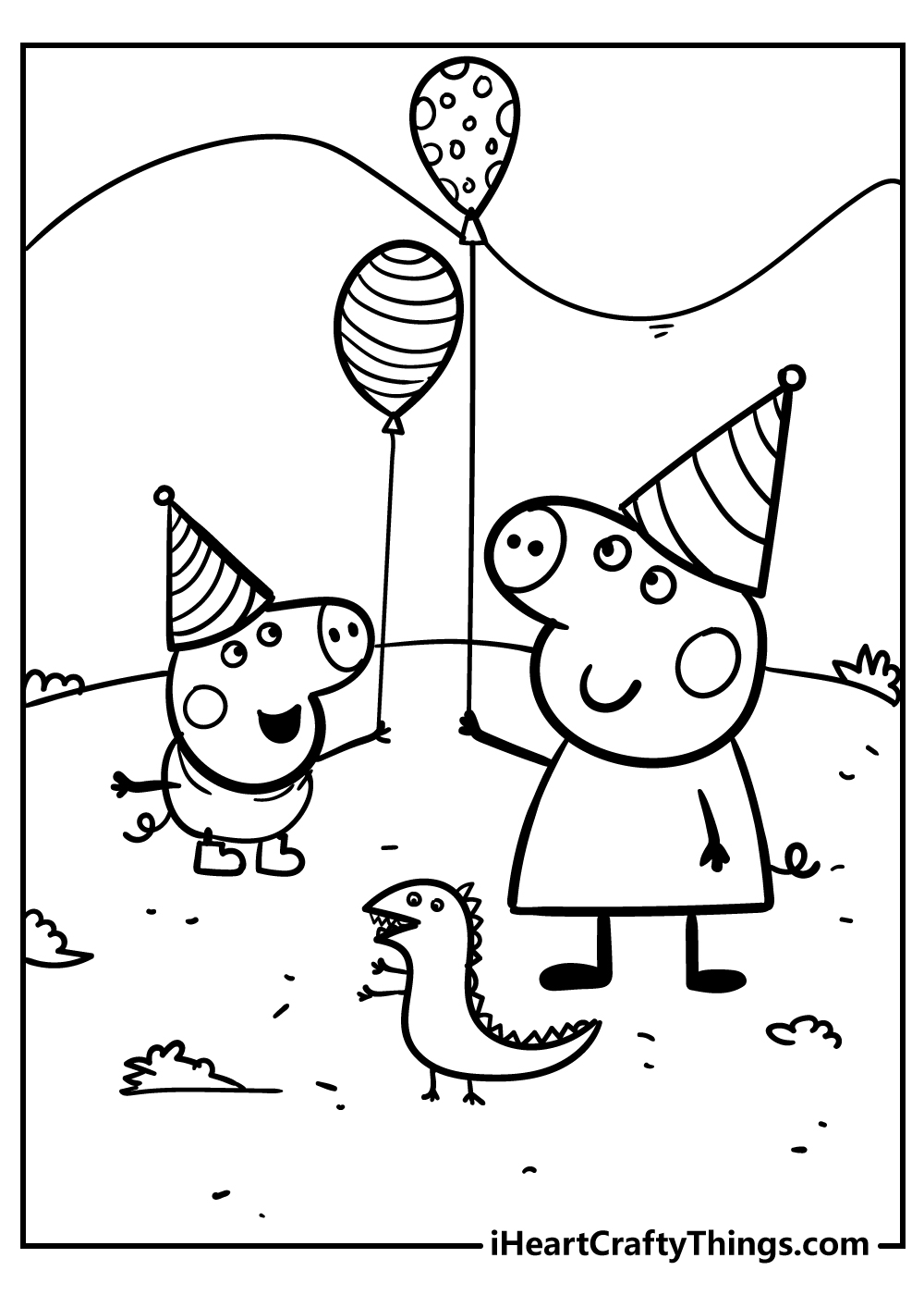 peppa pig coloring pages updated 2022