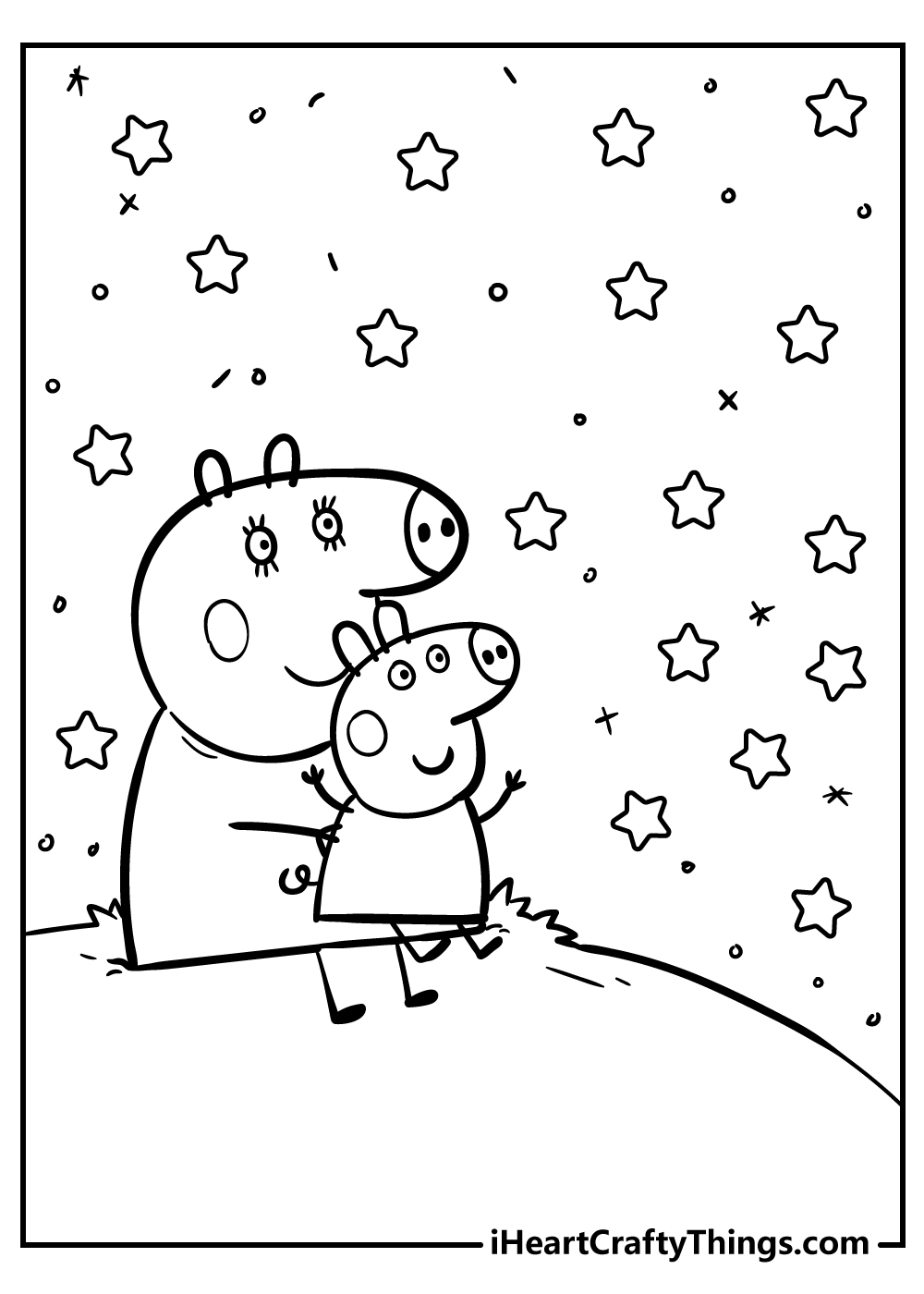 Resultado de imagem para risco da peppa  Peppa pig coloring pages, Peppa  pig colouring, Peppa pig family