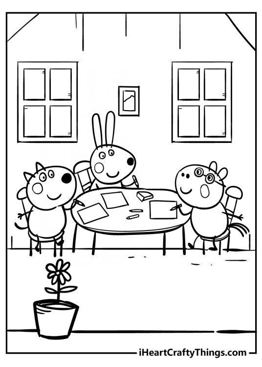 Peppa Pig Coloring Pages (Updated 2022)