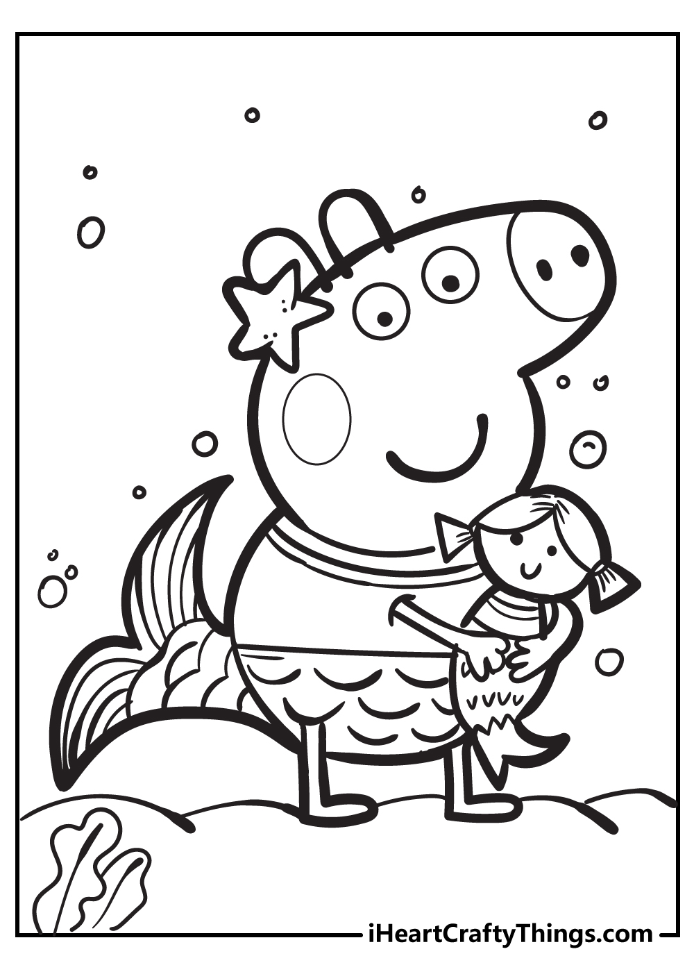 Peppa Pig coloring pages for adults free printable