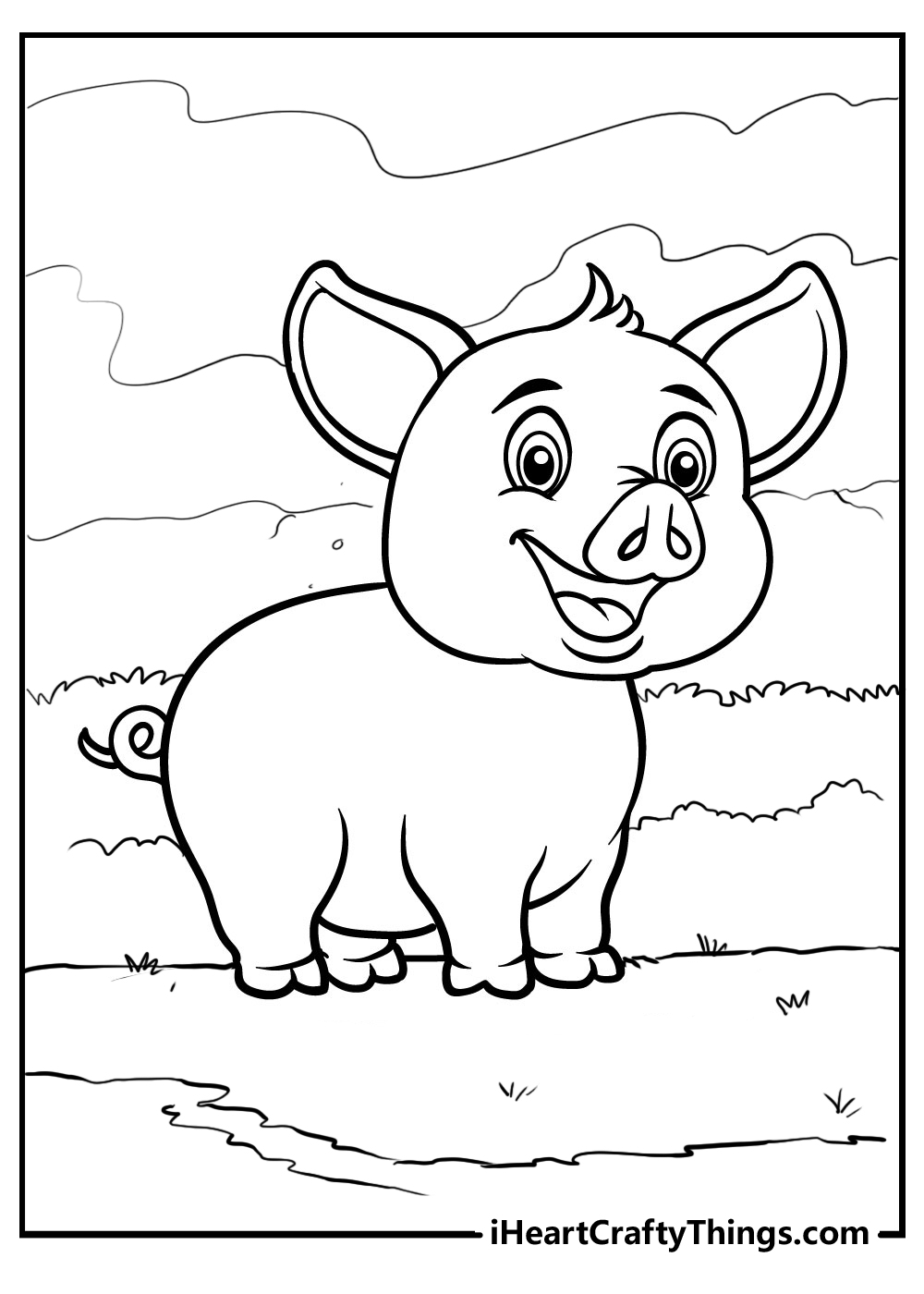 Piggy Coloring Pages Printable for Free Download