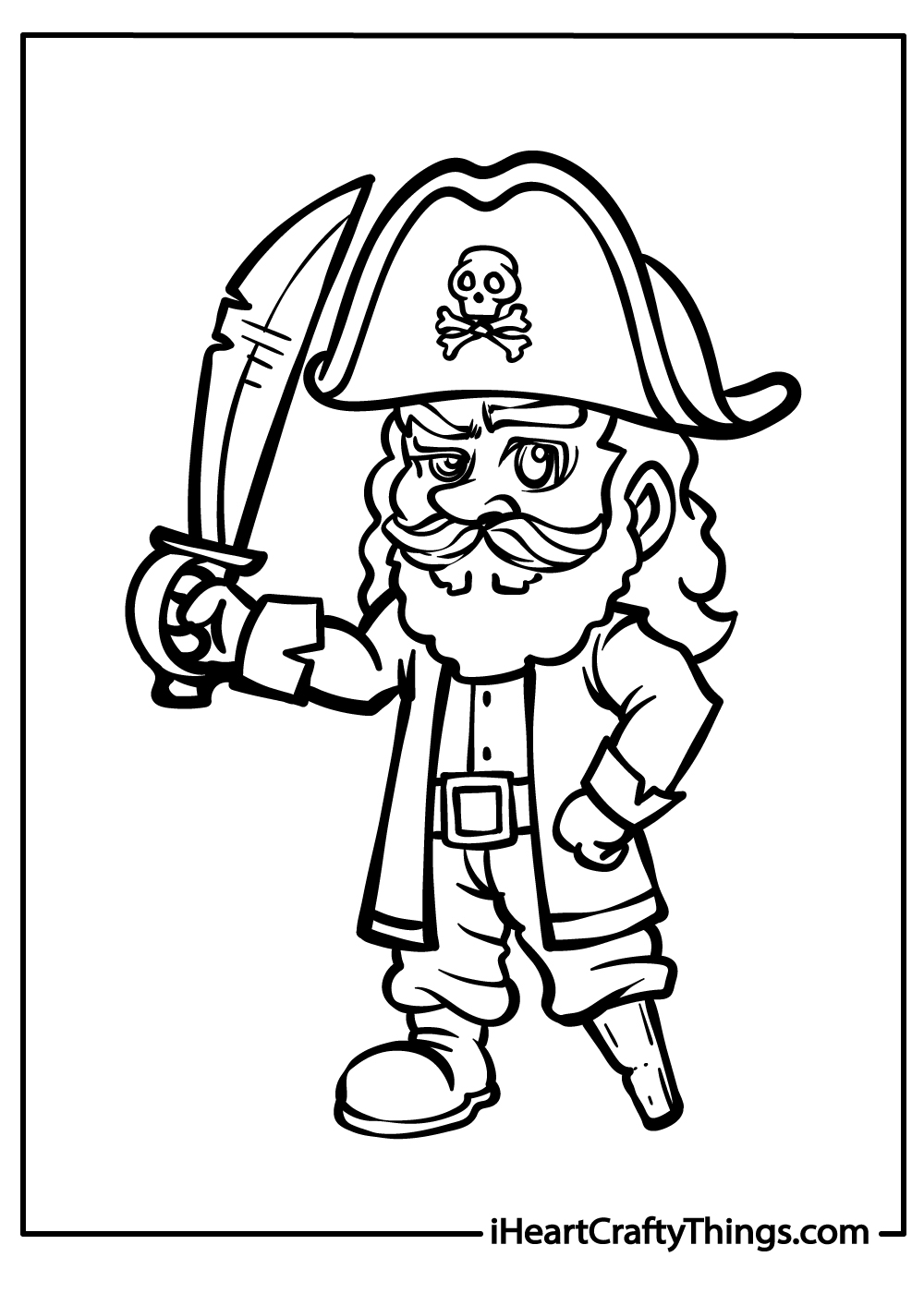 pirate coloring pages for adults