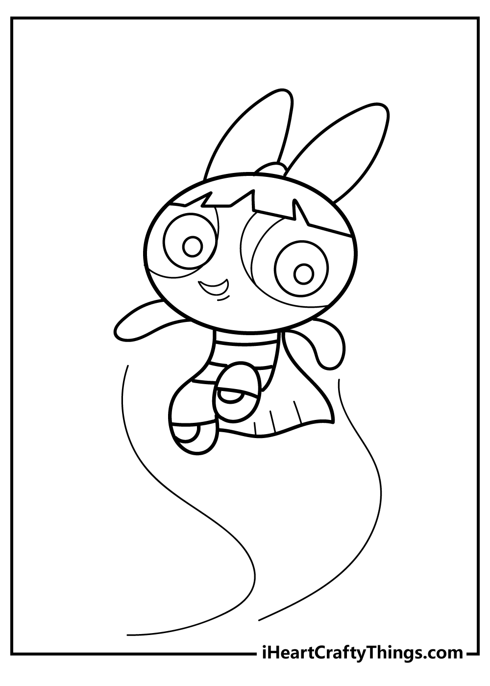 girl mad scientist coloring page