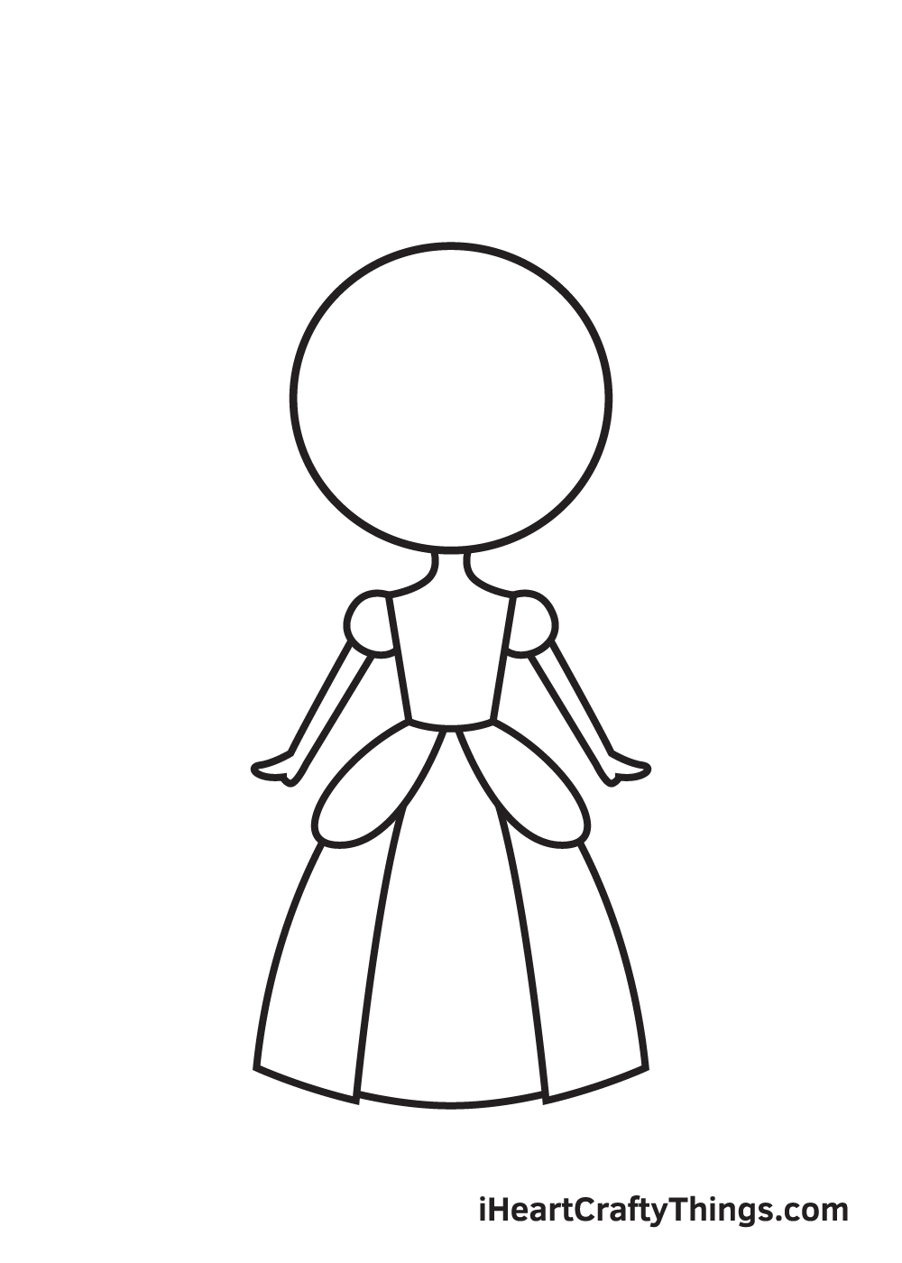 Princess Drawing – Step 6