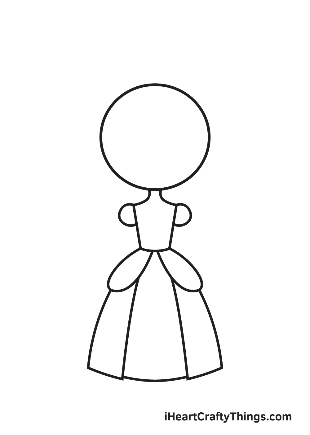Princess Drawing – Step 5