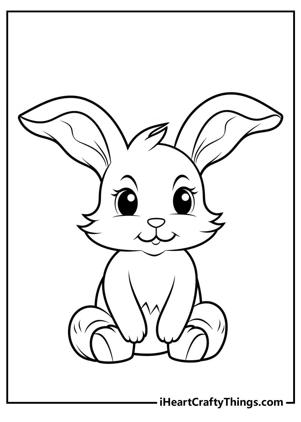 new rabbit coloring pages