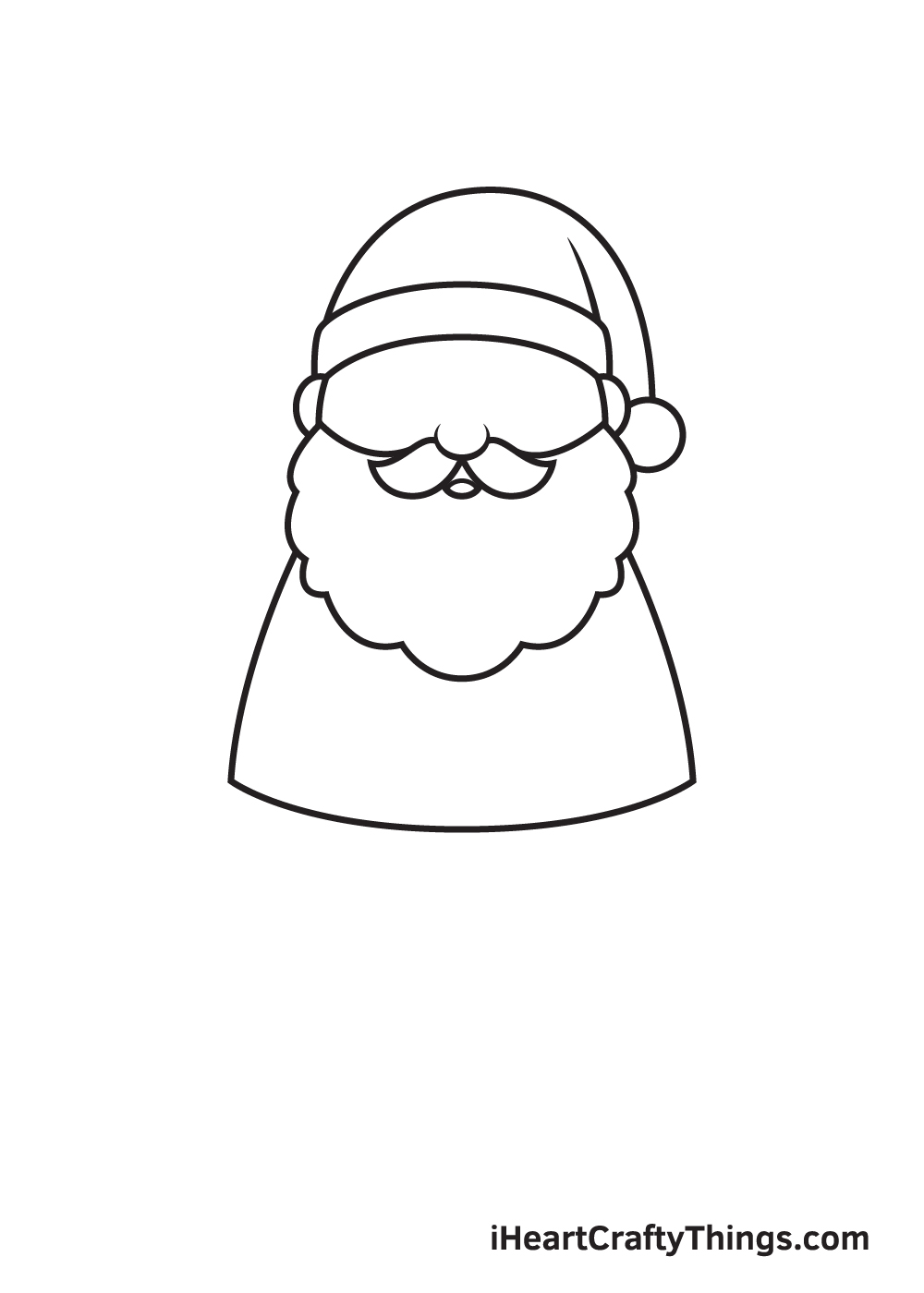 Santa Claus Drawing – Step 4