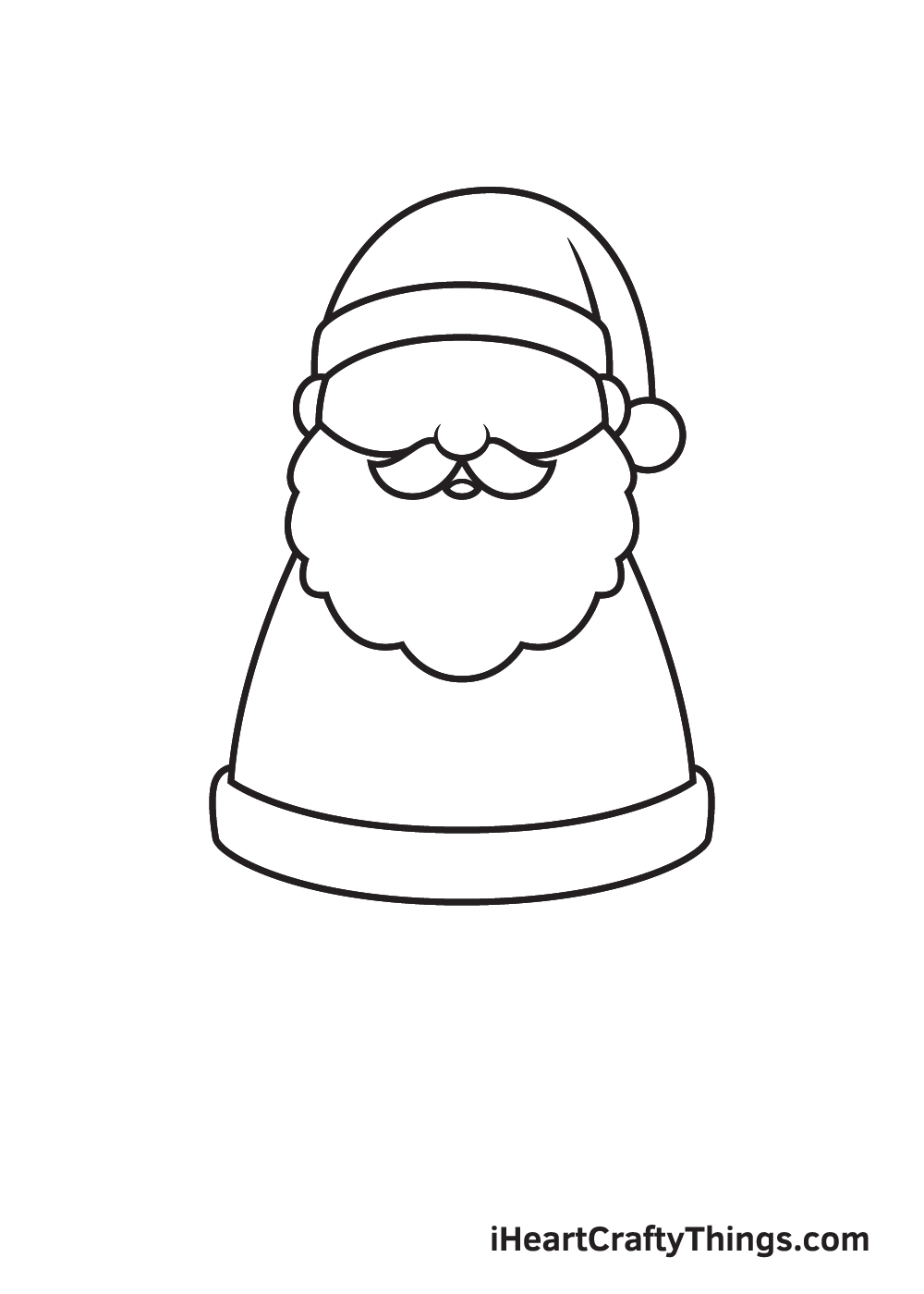 Santa Claus Drawing – Step 5