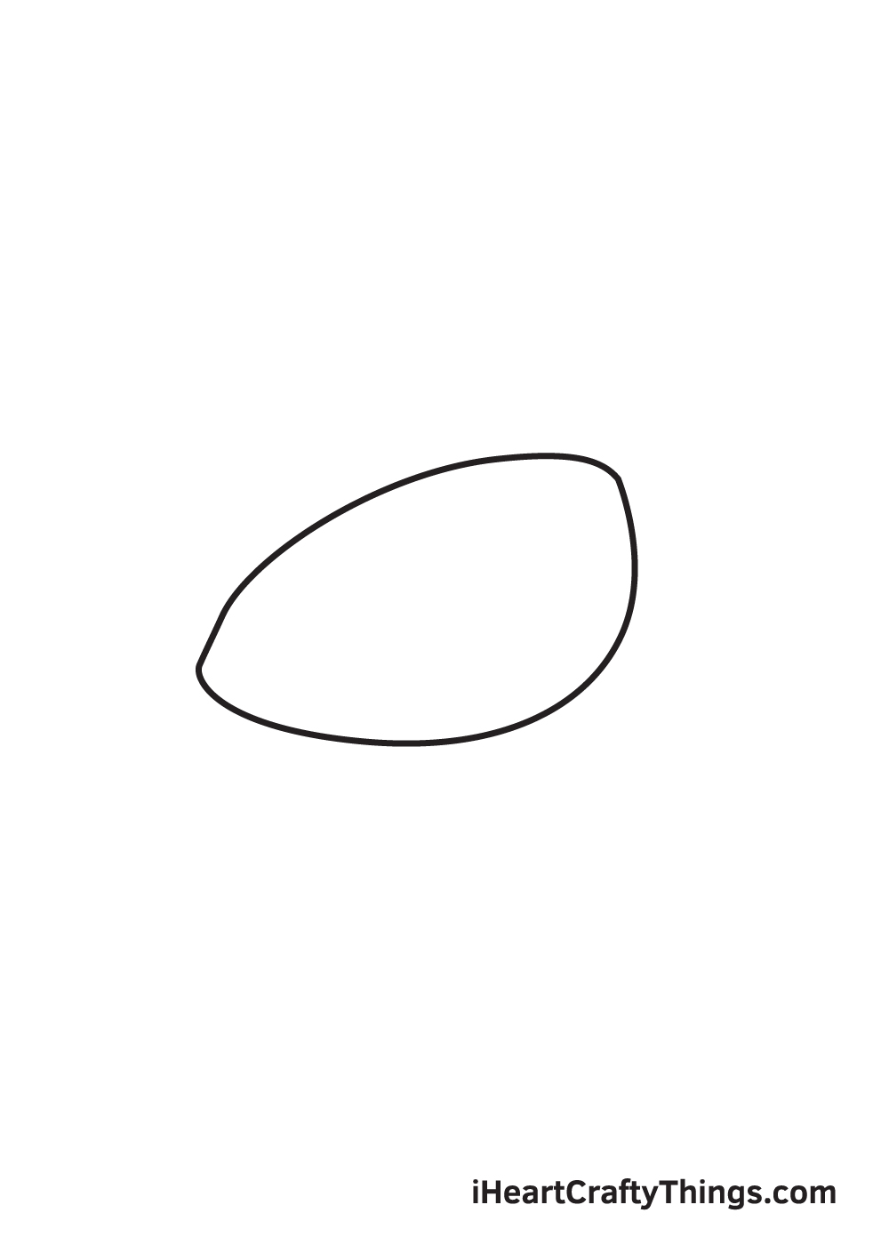 Sea Turtle Drawing– Step 1