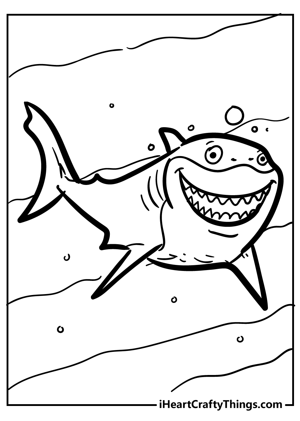 25 Shark Coloring Pages