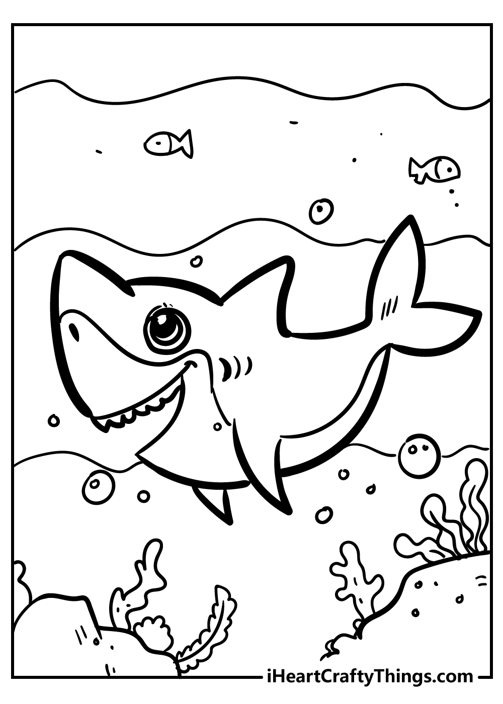 25 Shark Coloring Pages