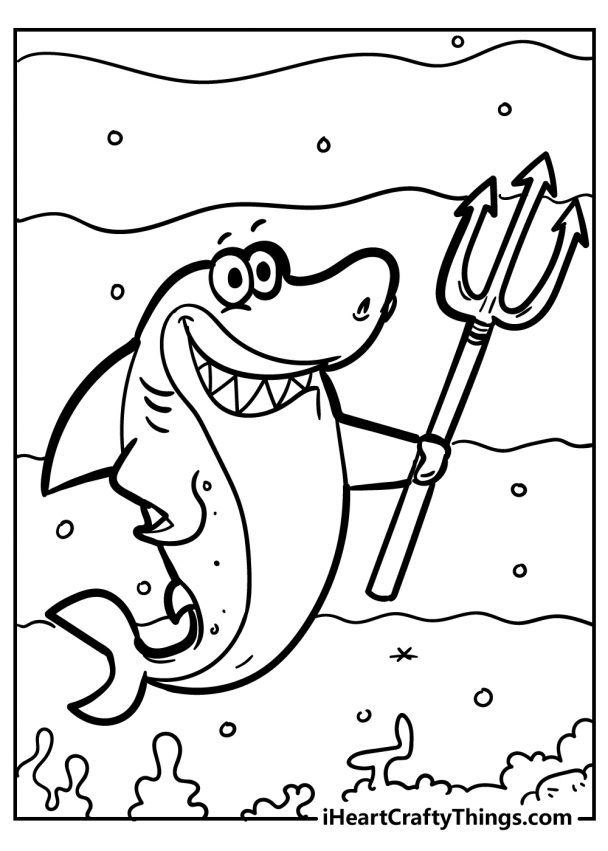 35 Shark Coloring Pages (Updated 2022)