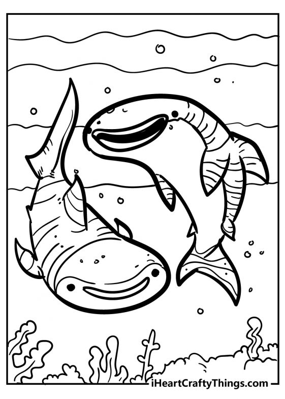 35 Shark Coloring Pages (Updated 2022)