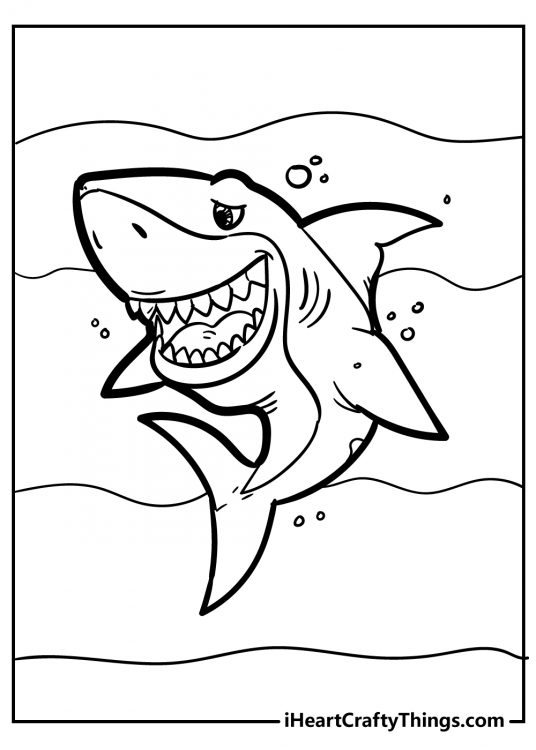 35 Shark Coloring Pages (Updated 2022)