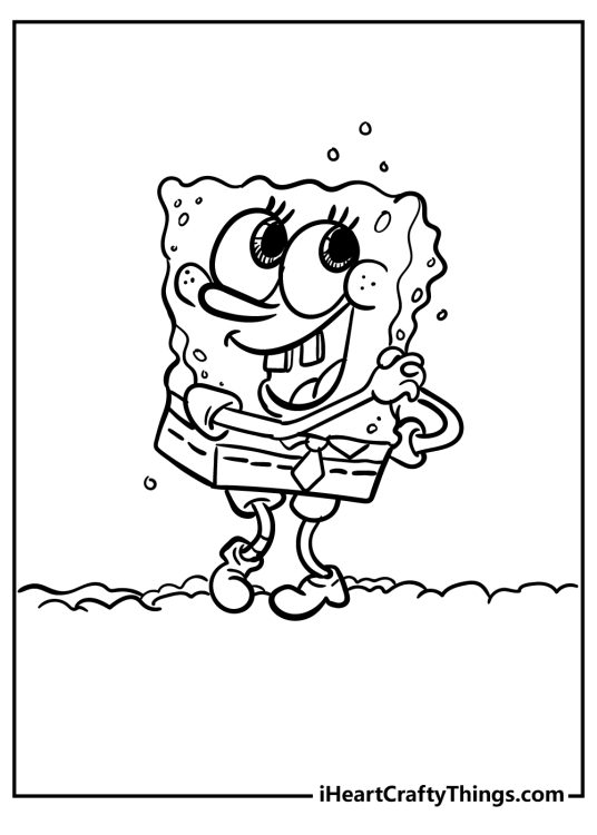 Spongebob Coloring Pages (100% Free Printables)