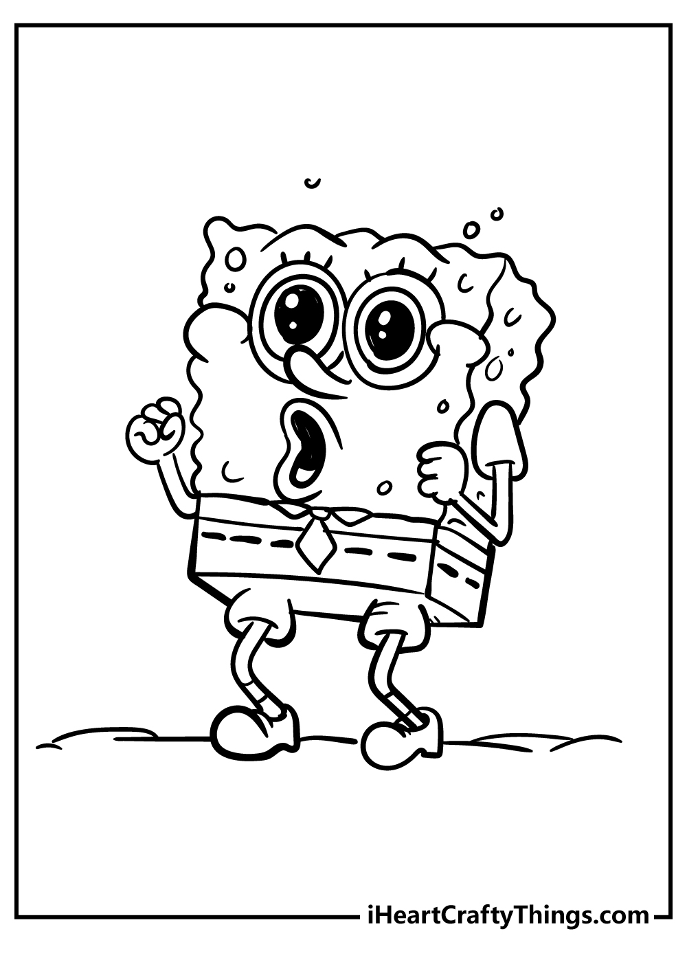 Sponge Bob coloring pages free printable