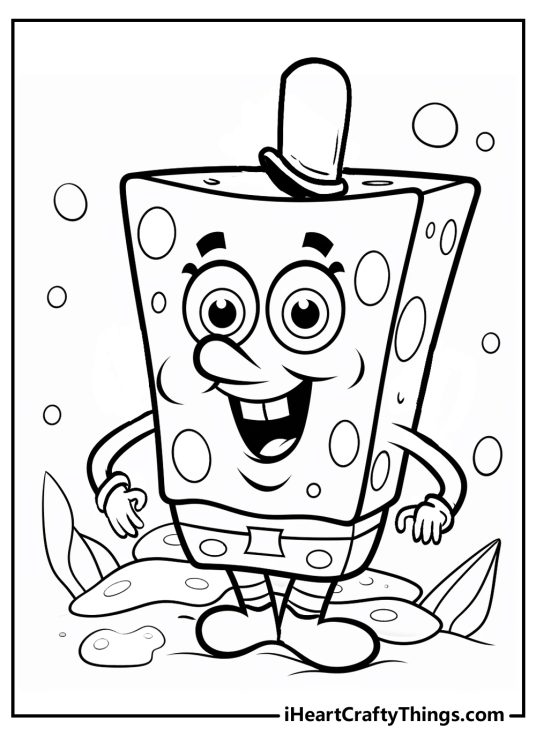 spongebob coloring pages free download