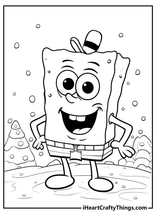 spongebob coloring pages for kids