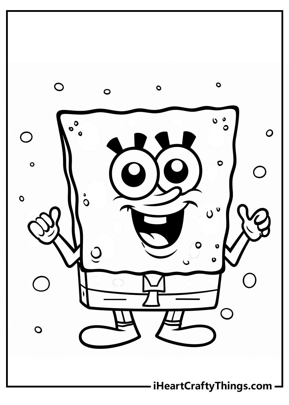 original spongebob coloring pages