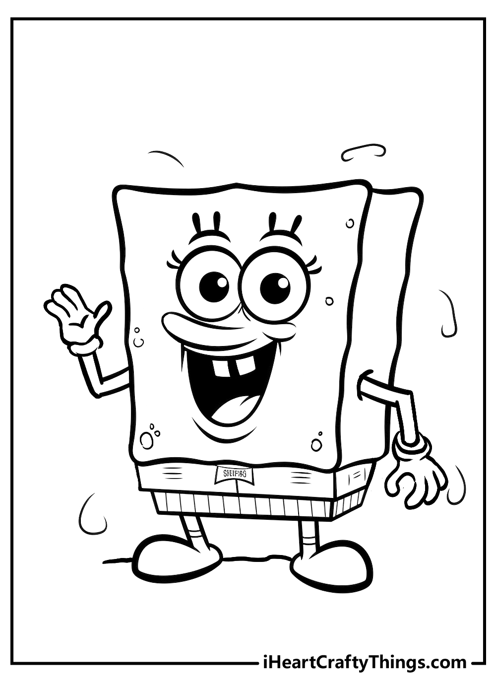 sponge bob coloring pages for kids