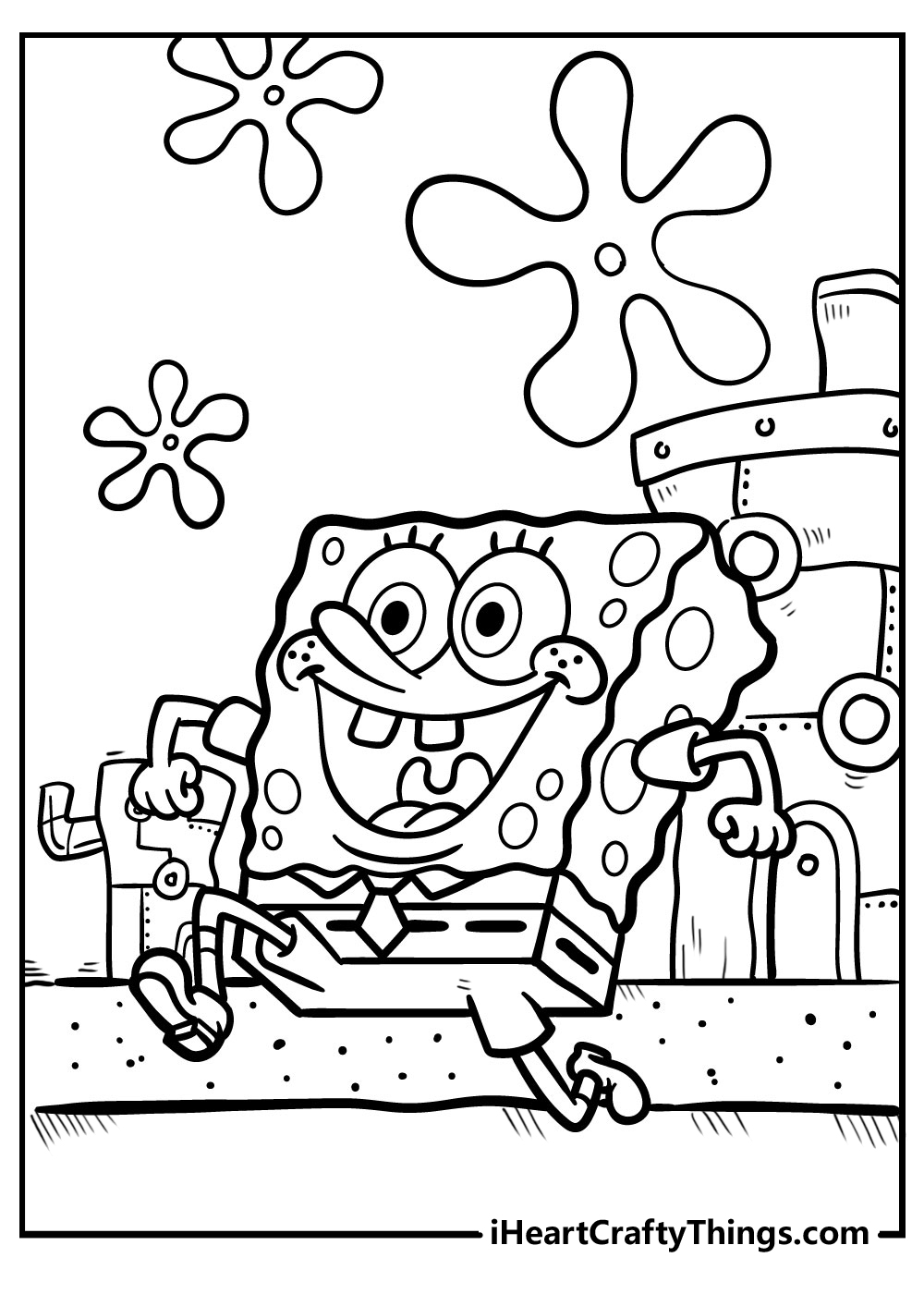 20 Super Fun Spongebob Coloring Pages