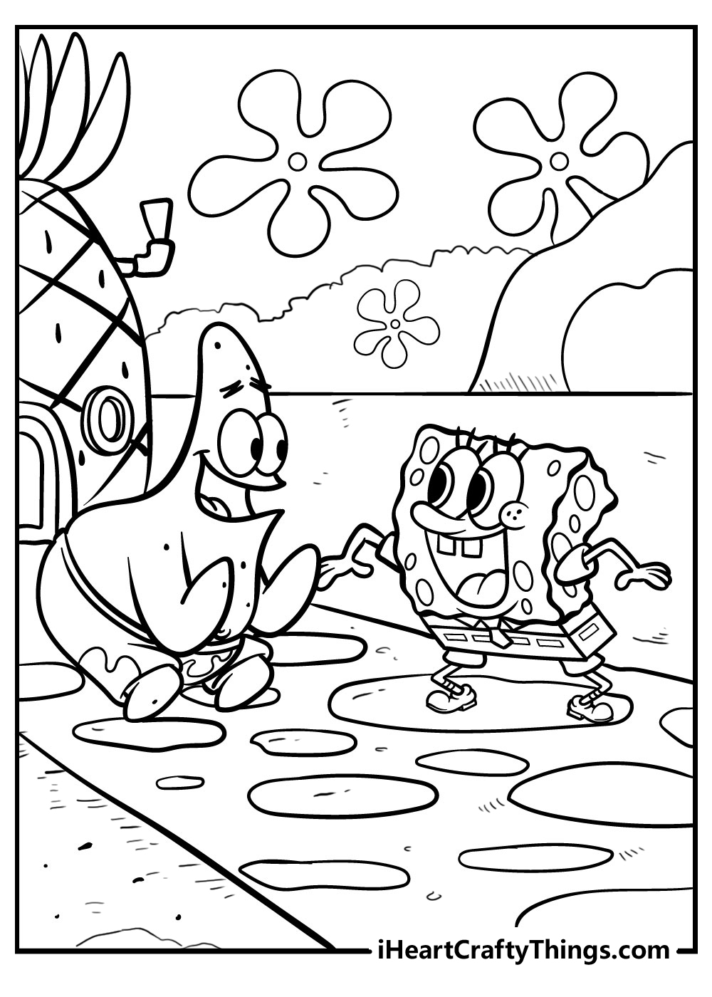 Spongebob Kleurplaten Gratis Printen Voor Kinderen Images