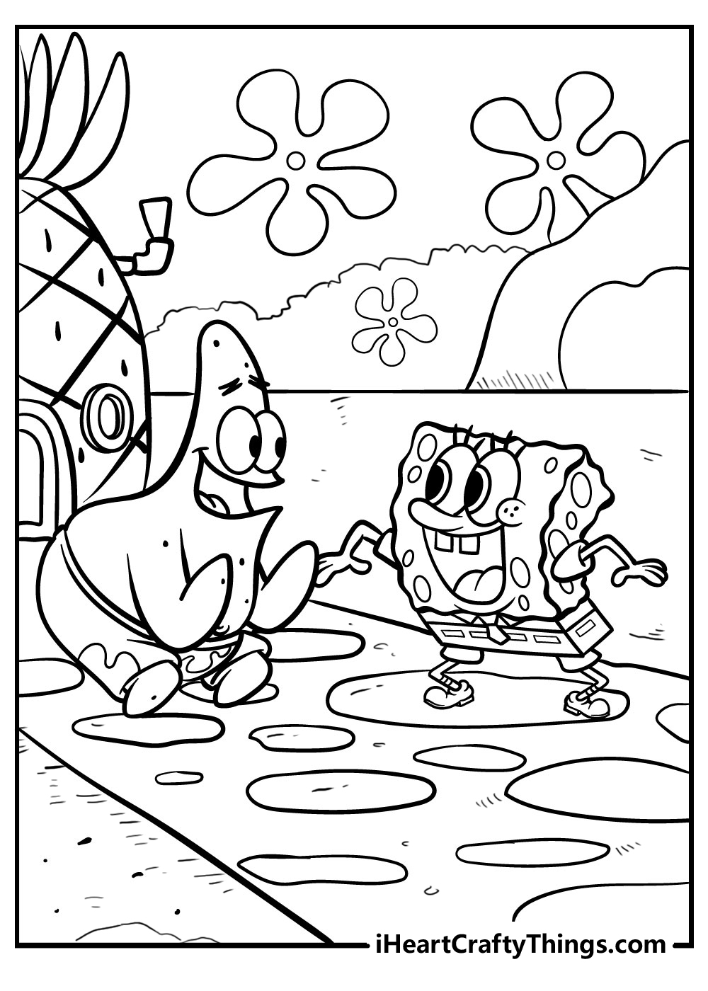 20 Super Fun Spongebob Coloring Pages