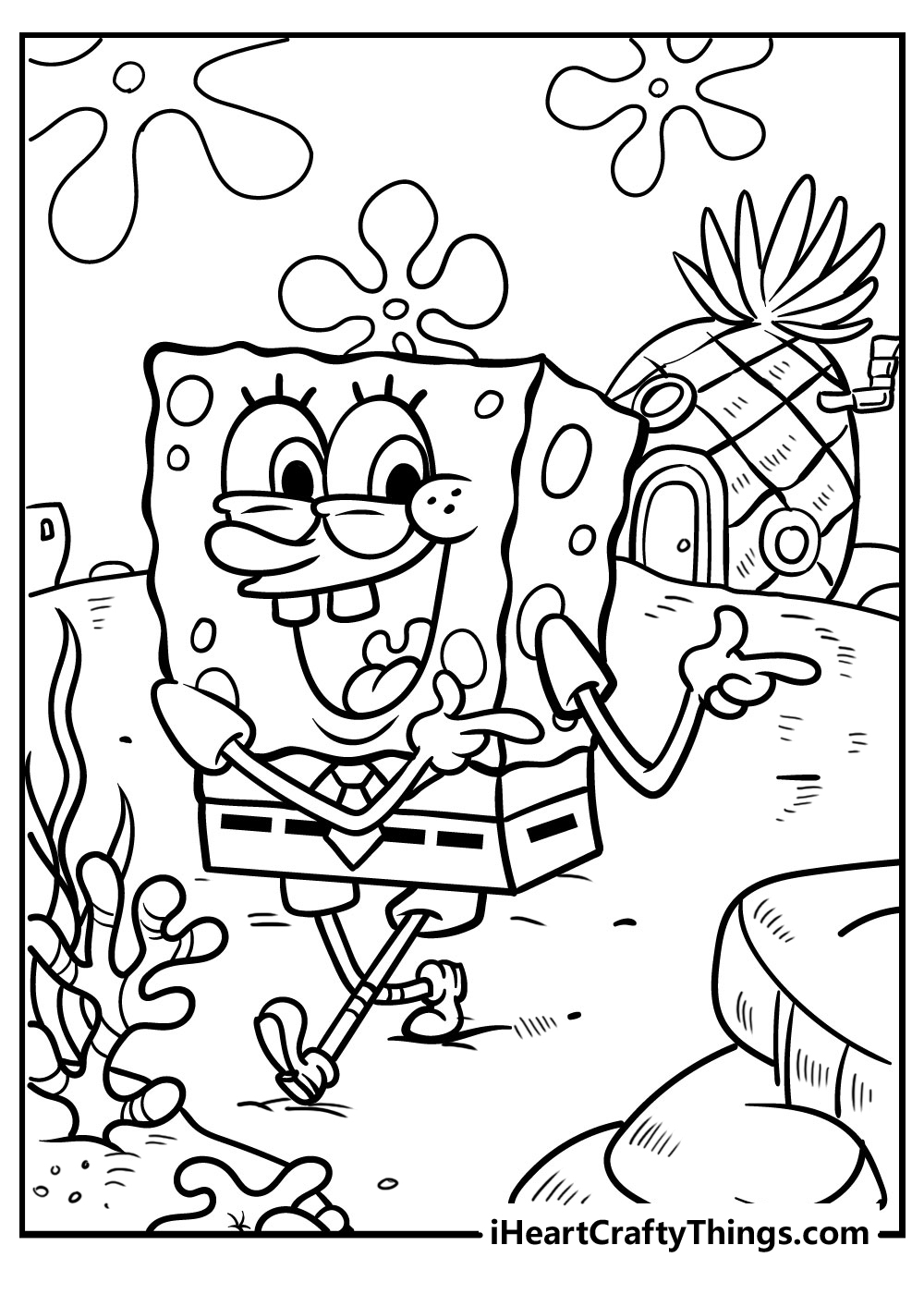 plankton sponge out of water coloring pages