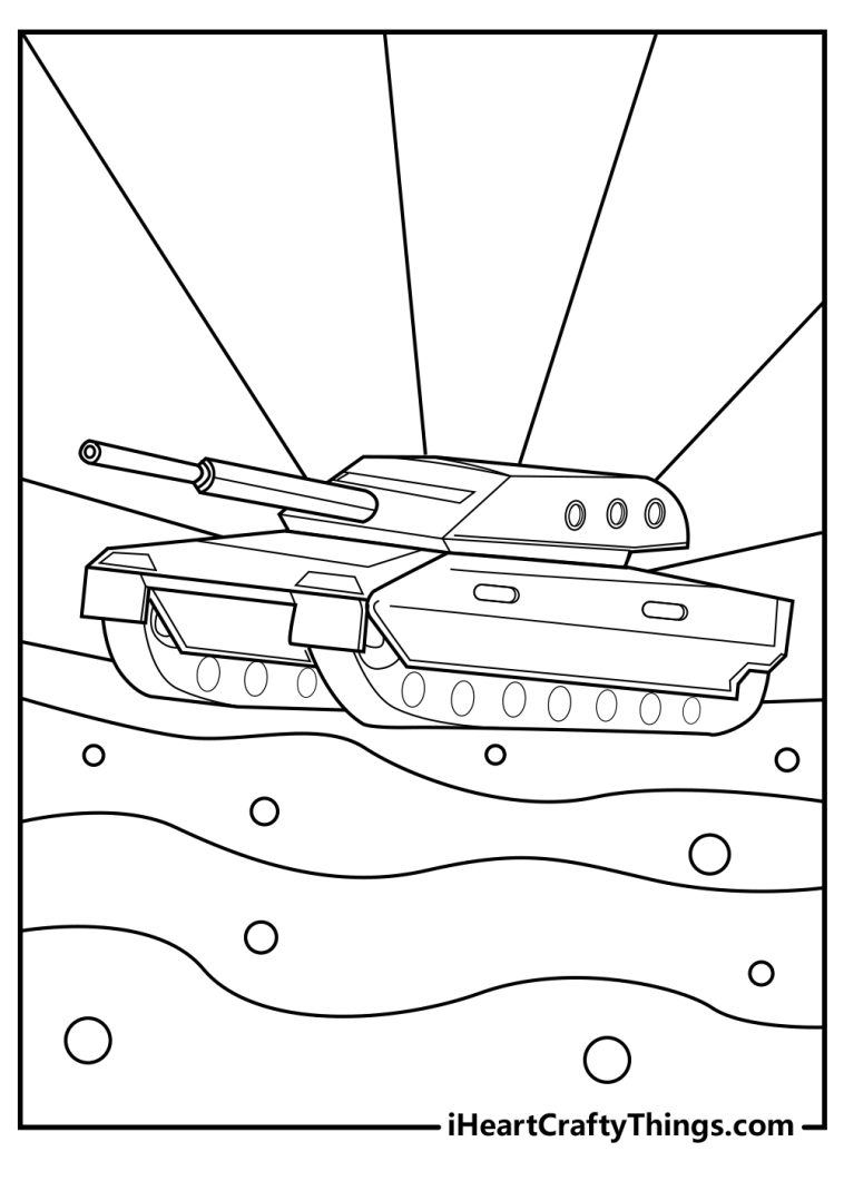 15 Tanks Coloring Pages (100% Free Printables)