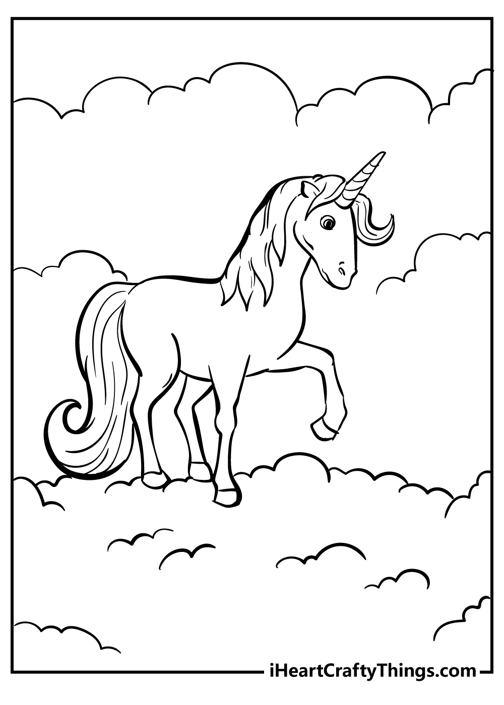 Unicorn Coloring Pages (100% Free Unicorn Coloring Sheets)