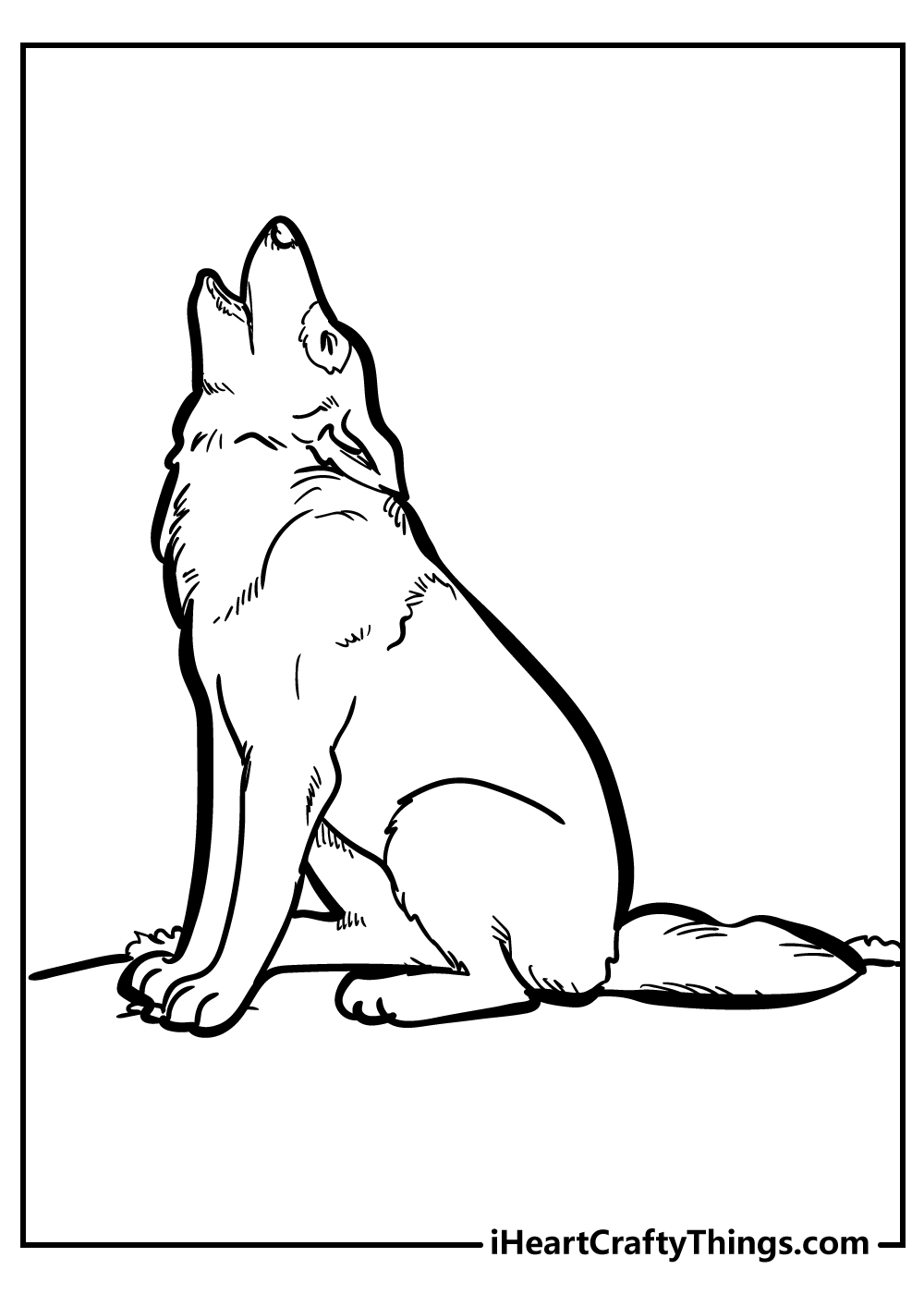 25 Wolf Coloring Pages - All New And Updated (2021)