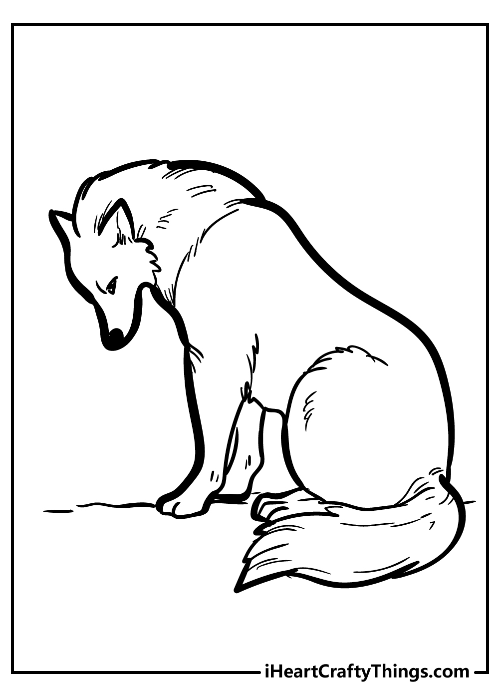 Wolf coloring pages for kids free download