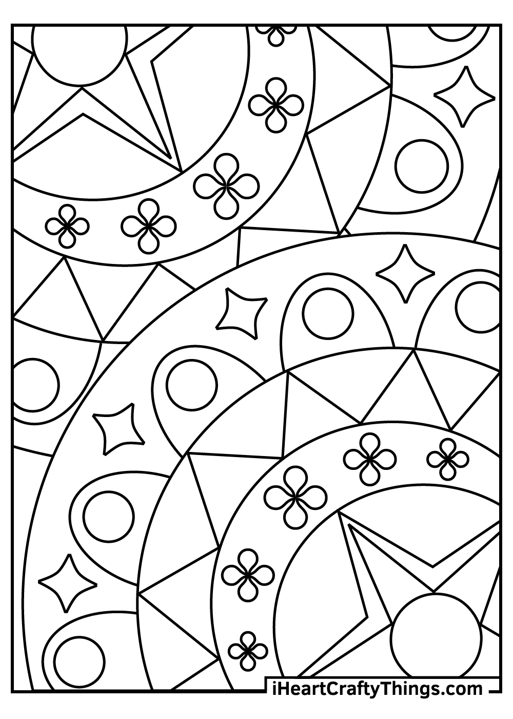 printable coloring pages for adults abstract