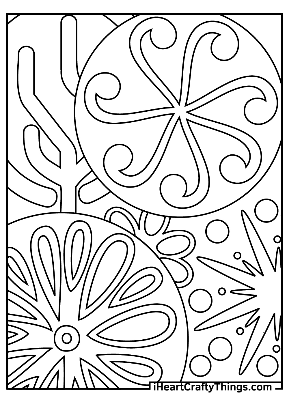 printable coloring pages for adults abstract