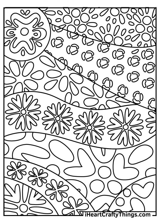 Abstract Coloring Pages (Updated 2021)