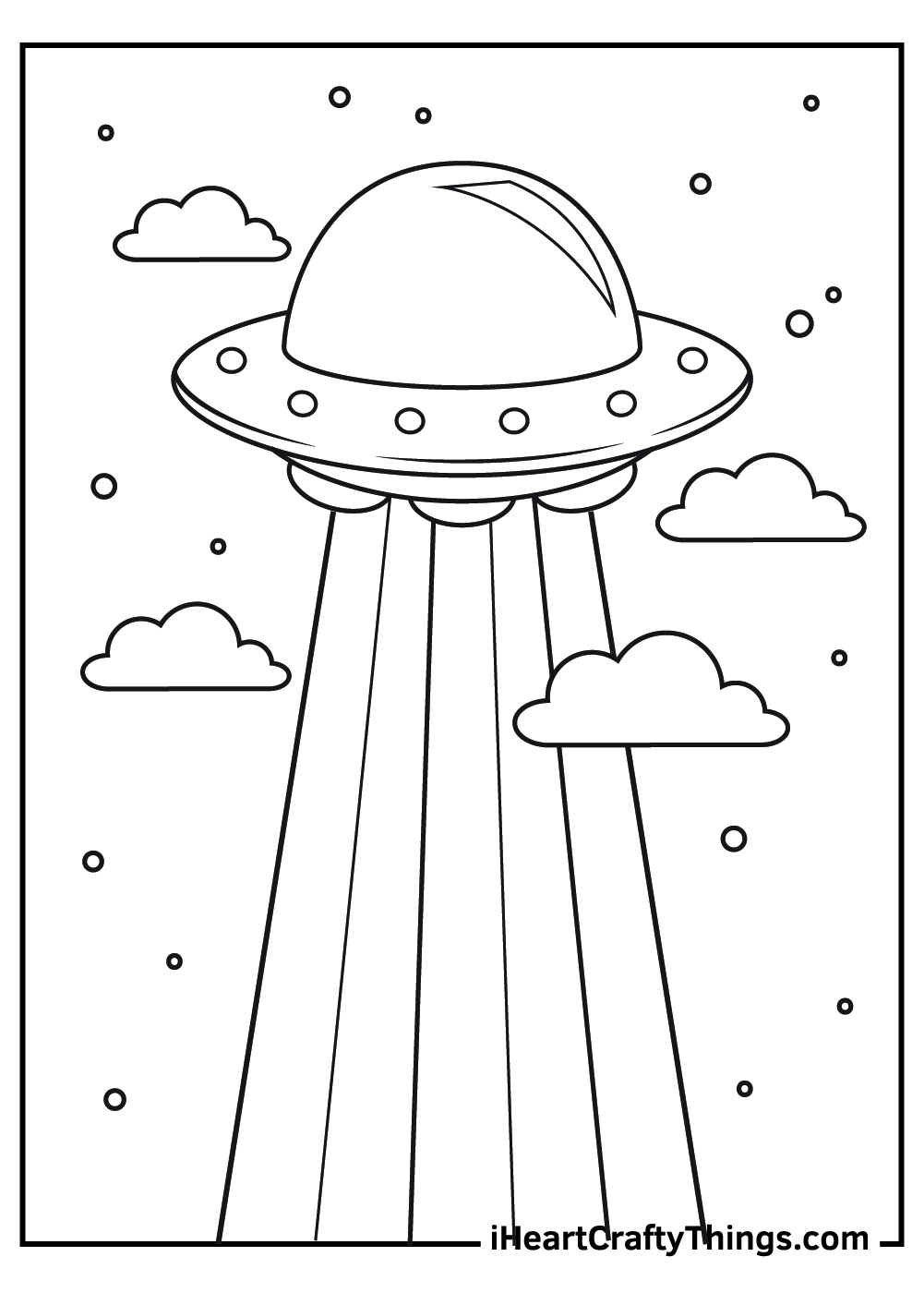 cute alien coloring pages