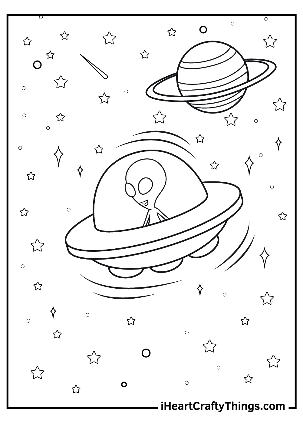 baby alien coloring pages free download