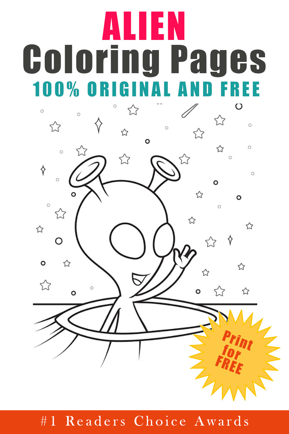 Alien Human Coloring Pages  Monster coloring pages, Space coloring pages,  Toy story coloring pages