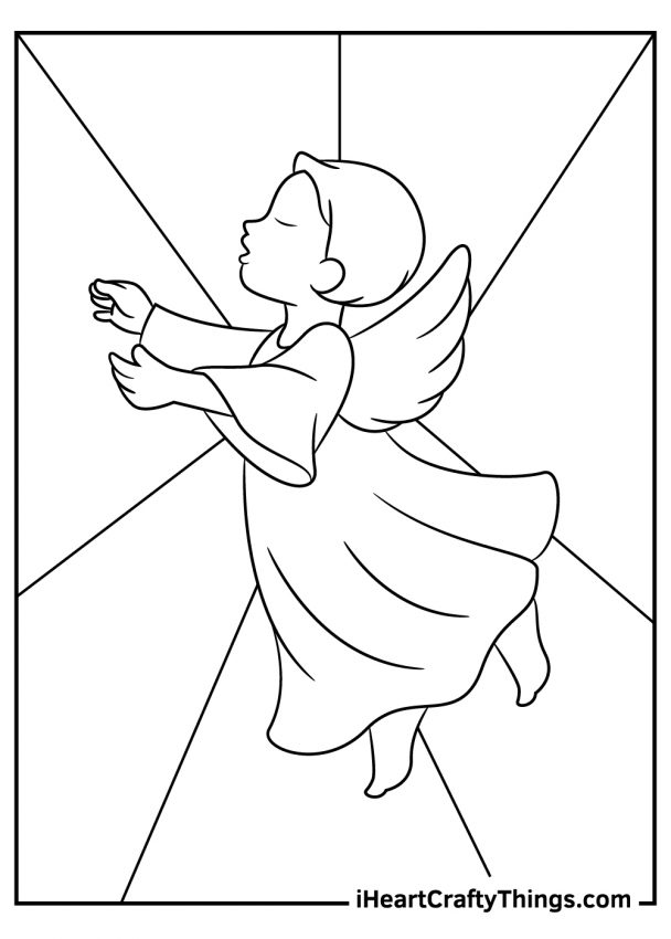 15 Free Angels Coloring Pages PDF (Updated 2025)