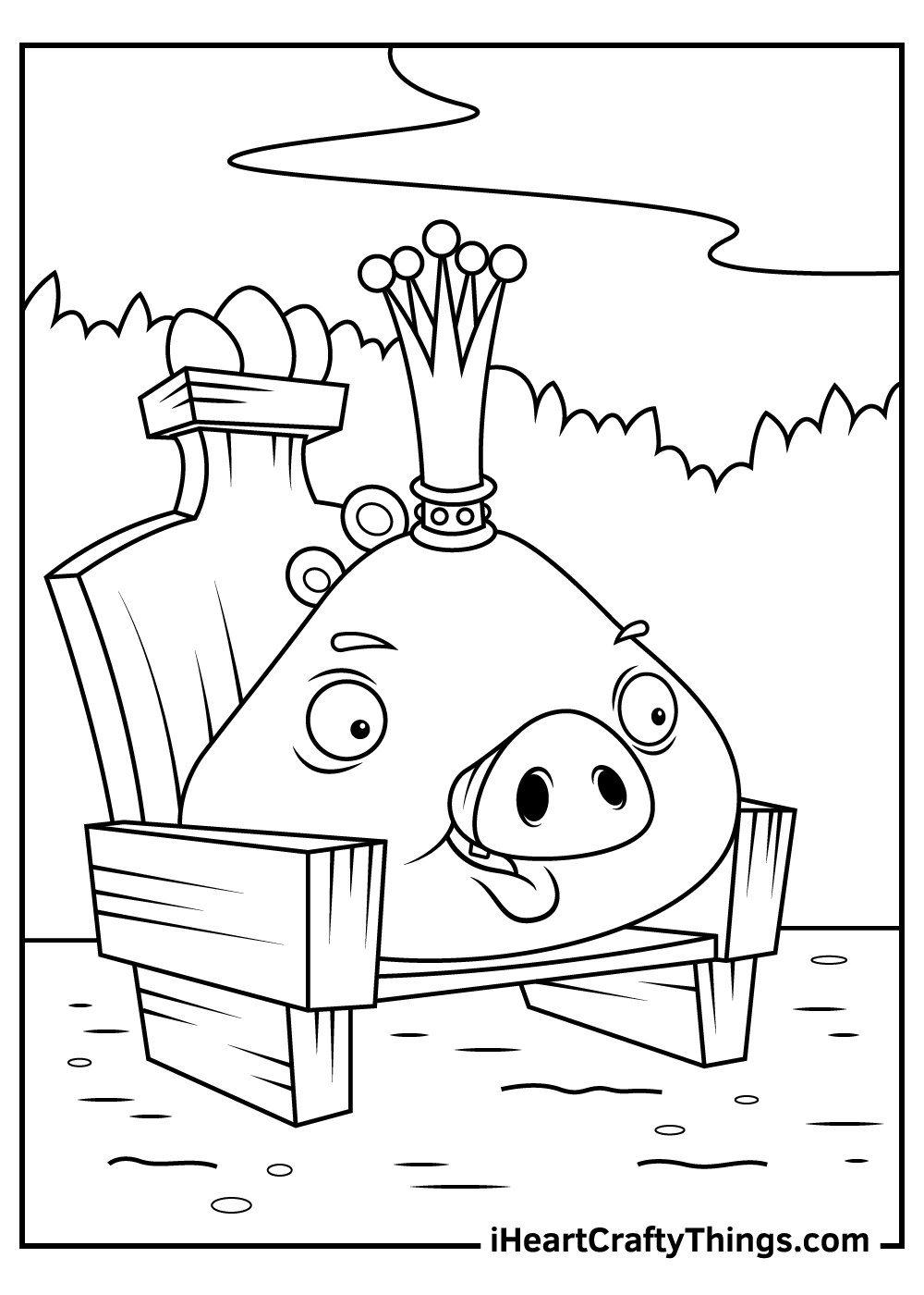 angry birds coloring page