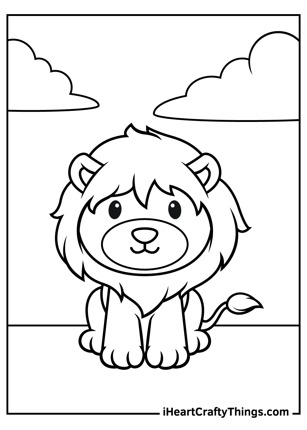 Free baby puppy coloring page for kids