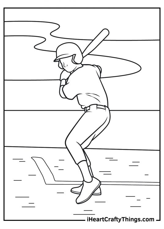 Baseball Coloring Pages (100% Free Printables)