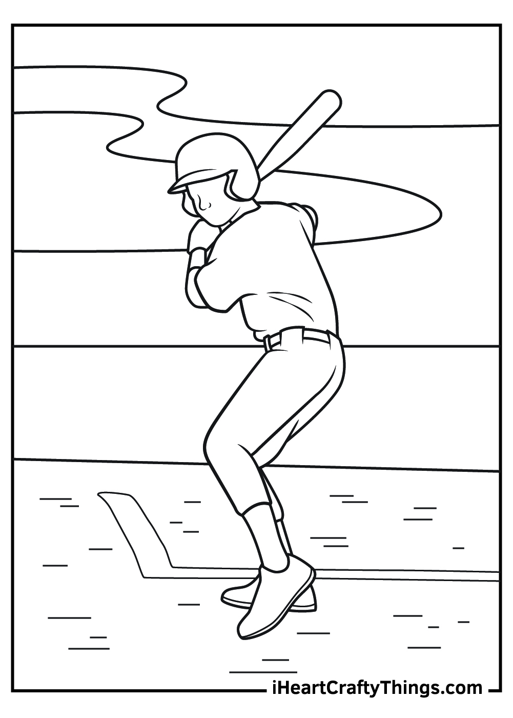 Baseball Coloring Pages ✨ Pitcher and Batter Sports Coloring Pages