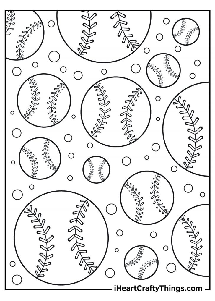 Baseball Coloring Pages (100 Free Printables)