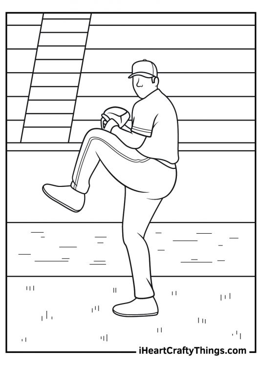Baseball Coloring Pages