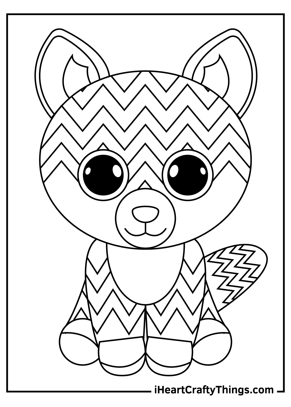 free printable beanie boo coloring pages