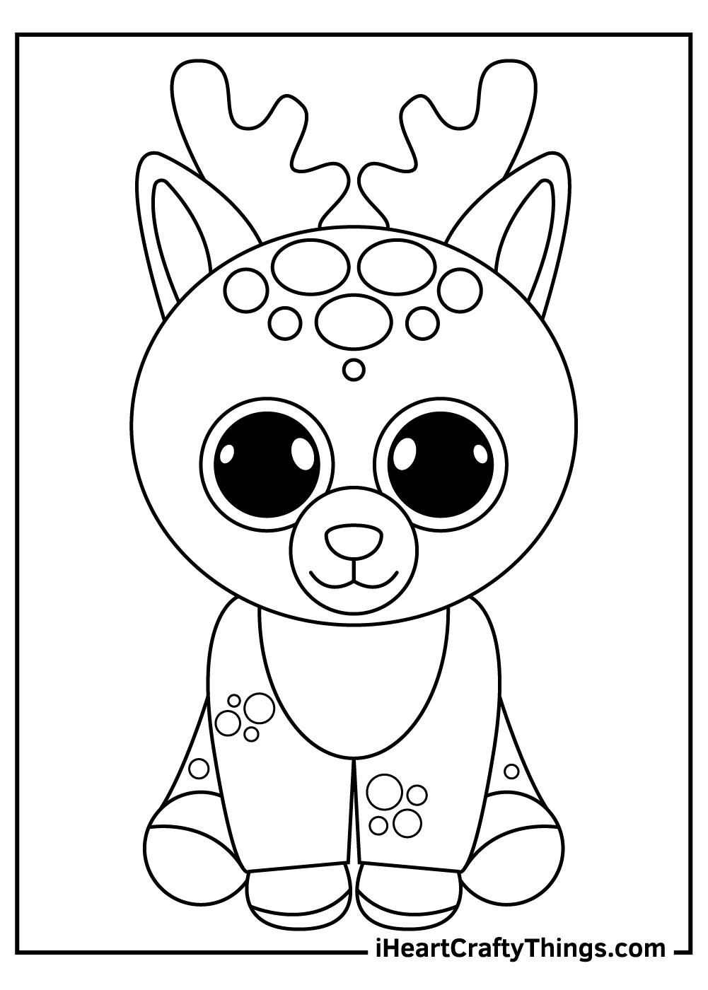 free printable beanie boo coloring pages