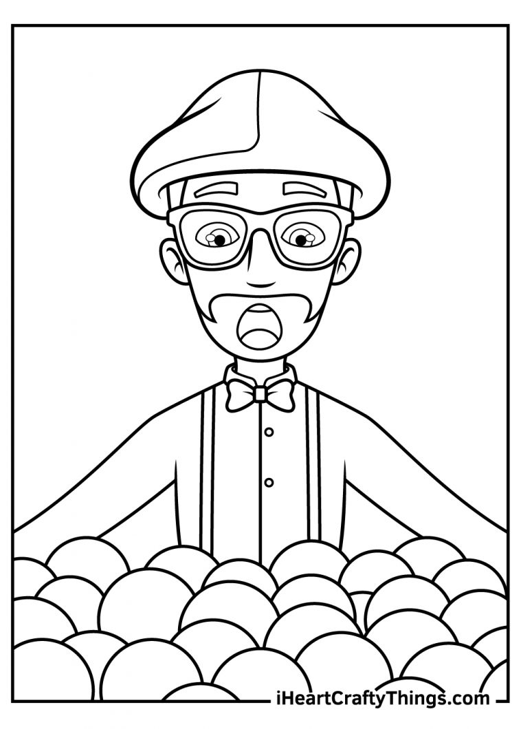 15 Blippi Coloring Pages 100 Free Printable PDFs 