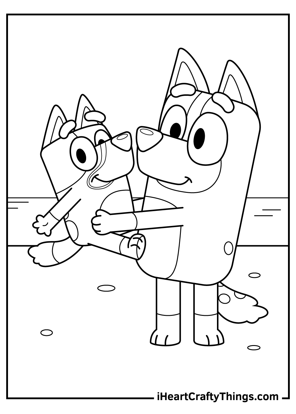 Bluey Coloring Page - Coloring for Kids